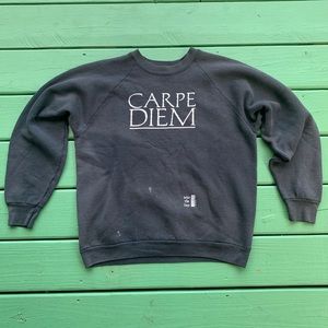 Vintage Carpe Diem Crewneck Sweatshirt Size Small